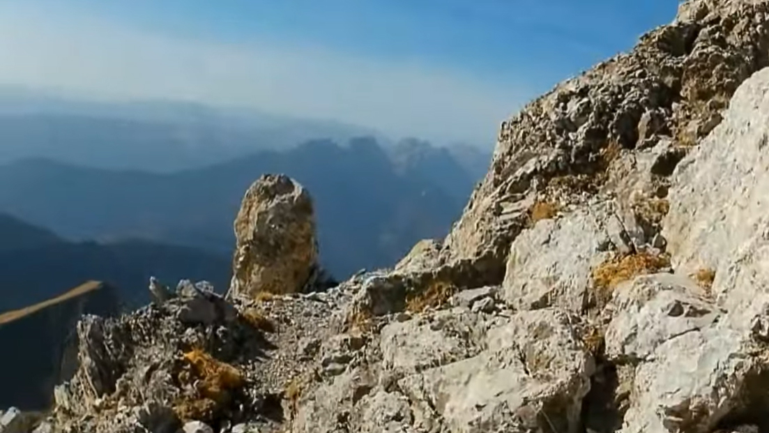 Video Creta della Chianavate dal sentiero alpinistico per la Creta di Collina